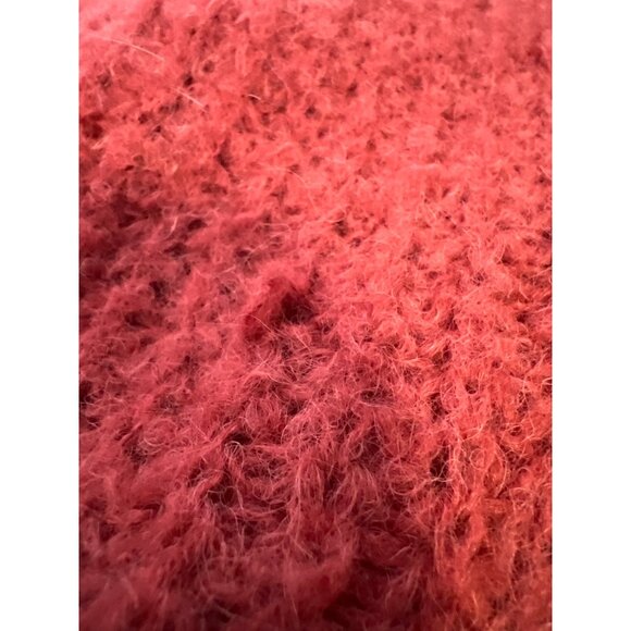 Free People Open Cardigan XL Alpaca Blend Rust Red/Orange SEE DESCRIPTION - Picture 8 of 10